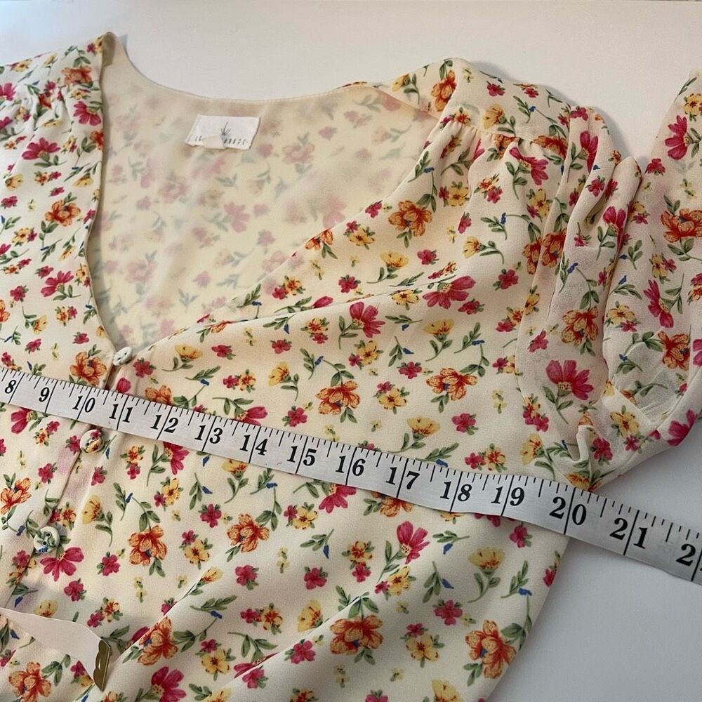 Lost‎ + Wander Mini Floral Swing Dress Size Large - Picture 7 of 7